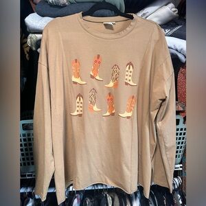 Boutique boot long sleeve